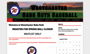 Westchesterbaseball.com thumbnail