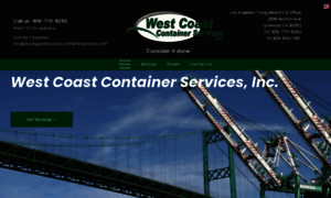 Westcoastcontainerservices.com thumbnail