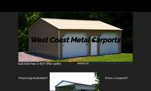 Westcoastmetalcarports.com thumbnail