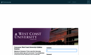 Westcoastuniversity.campusconcourse.com thumbnail