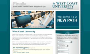 Westcoastuniversity.net thumbnail