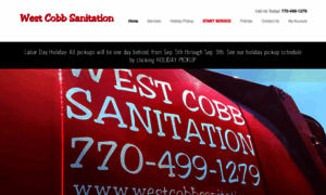Westcobbsanitation.com thumbnail