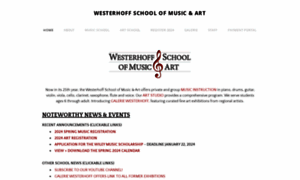 Westerhoffschoolofmusicandart.com thumbnail