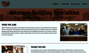 Westernbuildingspecialties.com thumbnail