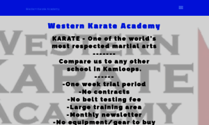 Westernkarateacademy.com thumbnail