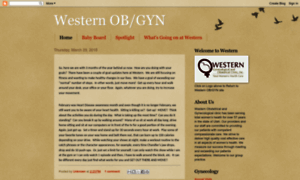 Westernobgyn.blogspot.com thumbnail