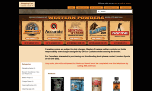 Westernpowders.com thumbnail