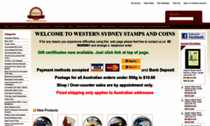 Westernsydneystampsandcoins.com.au thumbnail