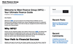 Westfinancegroup.com thumbnail