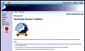 Westhertshockeyclub.secure-club.com thumbnail