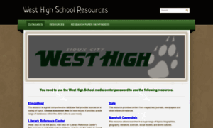 Westhighresources.weebly.com thumbnail