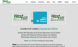 Westhillchurchofchrist.org thumbnail