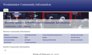 Westminstercommunityinfo.org thumbnail