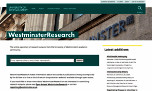 Westminsterresearch.westminster.ac.uk thumbnail