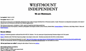 Westmountindependent.com thumbnail