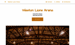 Weston-lions-arena.business.site thumbnail