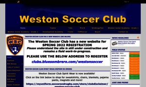 Westonsoccer.com thumbnail