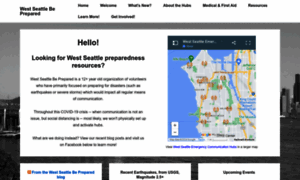 Westseattlebeprepared.org thumbnail