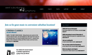 Westsubsymphony.org thumbnail