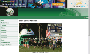Westunionfootball.com thumbnail