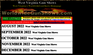 Westvirginiagunshows.com thumbnail