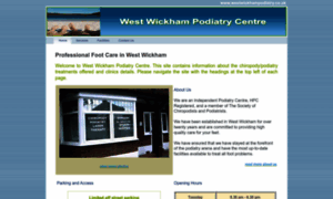 Westwickhampodiatry.co.uk thumbnail