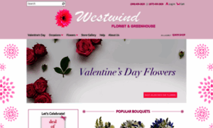 Westwindflorist.com thumbnail