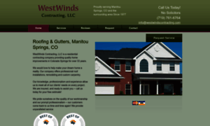 Westwindscontracting.com thumbnail