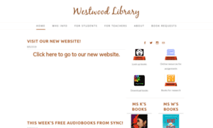 Westwood-library.weebly.com thumbnail