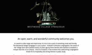 Westwoodvillagesynagogue.org thumbnail