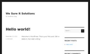 Wesureitsolutions.com thumbnail