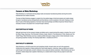 Weta-workshop.workable.com thumbnail