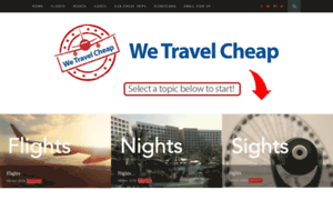 Wetravelcheap.com thumbnail