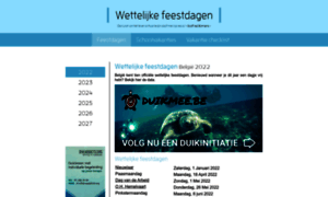 Wettelijke-feestdagen.be thumbnail