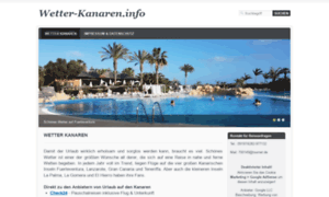 Wetter-kanaren.info thumbnail