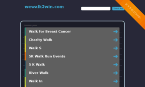 Wewalk2win.com thumbnail