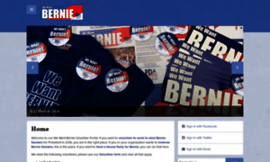 Wewantbernie.nationbuilder.com thumbnail