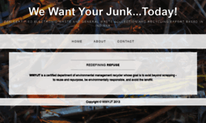 Wewantyourjunktoday.com thumbnail