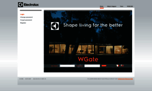 Wgate.electrolux.com thumbnail