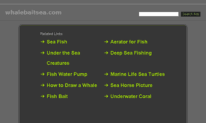 Whalebaitsea.com thumbnail