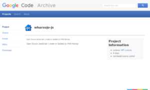 Wharsojo-js.googlecode.com thumbnail