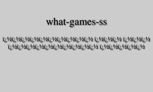 What-games-ss.ru thumbnail