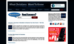 Whatchristianswanttoknow.com thumbnail