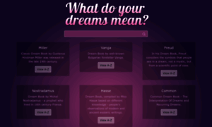 Whatdreamsmeans.com thumbnail