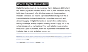 Whatisdigitalhumanities.com thumbnail