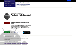 Whatismyandroidversion.com thumbnail