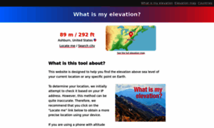 Whatismyelevation.net thumbnail