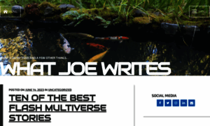 Whatjoewrites.com thumbnail