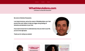 Whatmenadore.com thumbnail