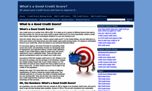 Whats-a-good-credit-score.net thumbnail